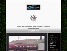 Tablet Screenshot of garyautobody.com